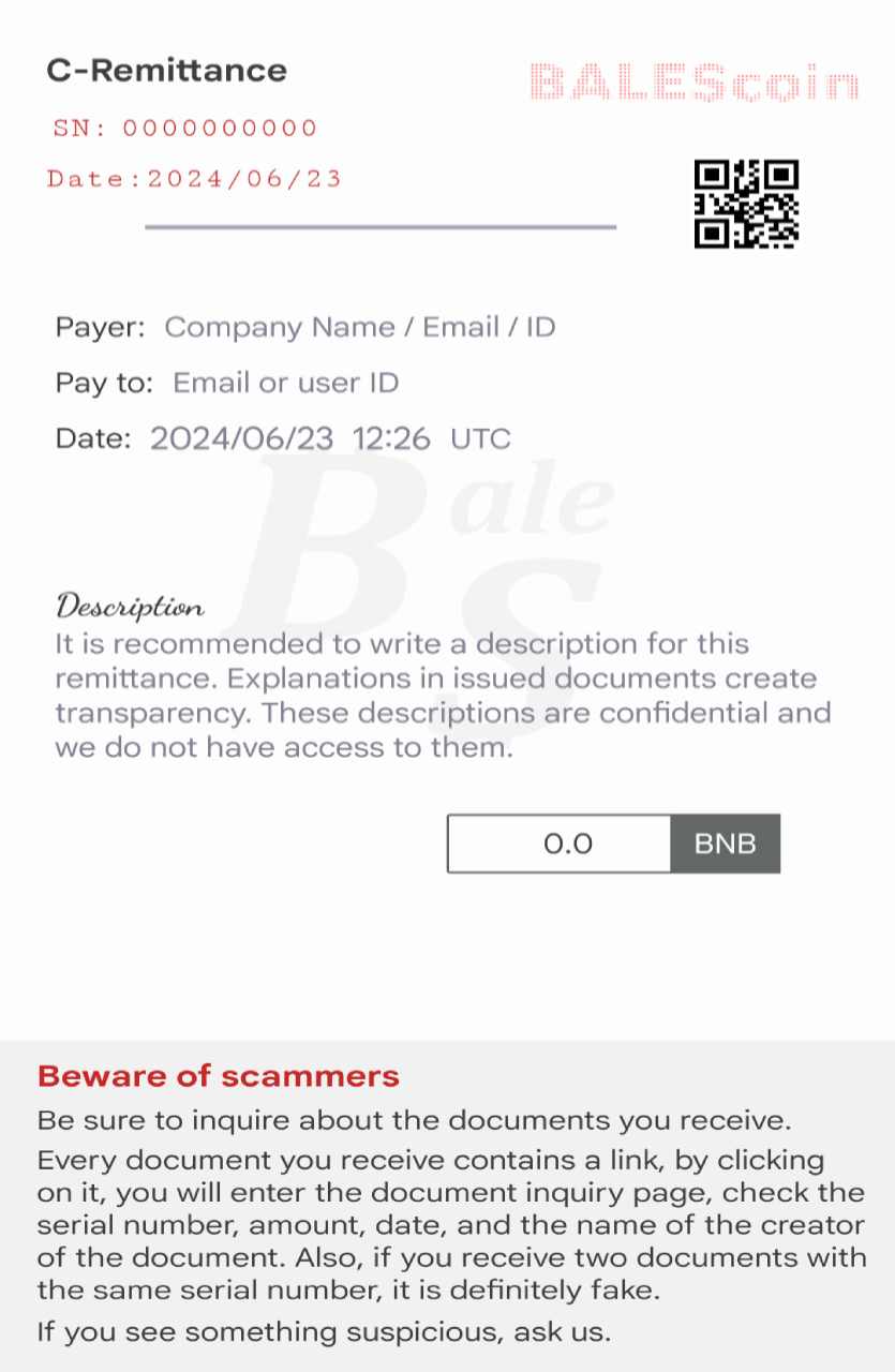 BALEScoin C-Check